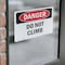 Signmission Do Not Climb, 5 in W x Rectangle, Vinyl Decal OS-2PACK-DS-D-35-L-2110 - alternate 5